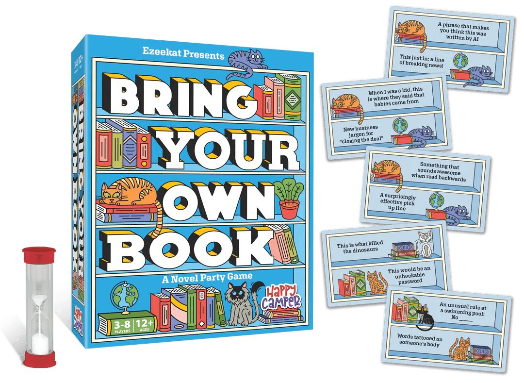 🔥Last Day 49% OFF - 📚🐱Bring Your Own Book: A Novel Party Game