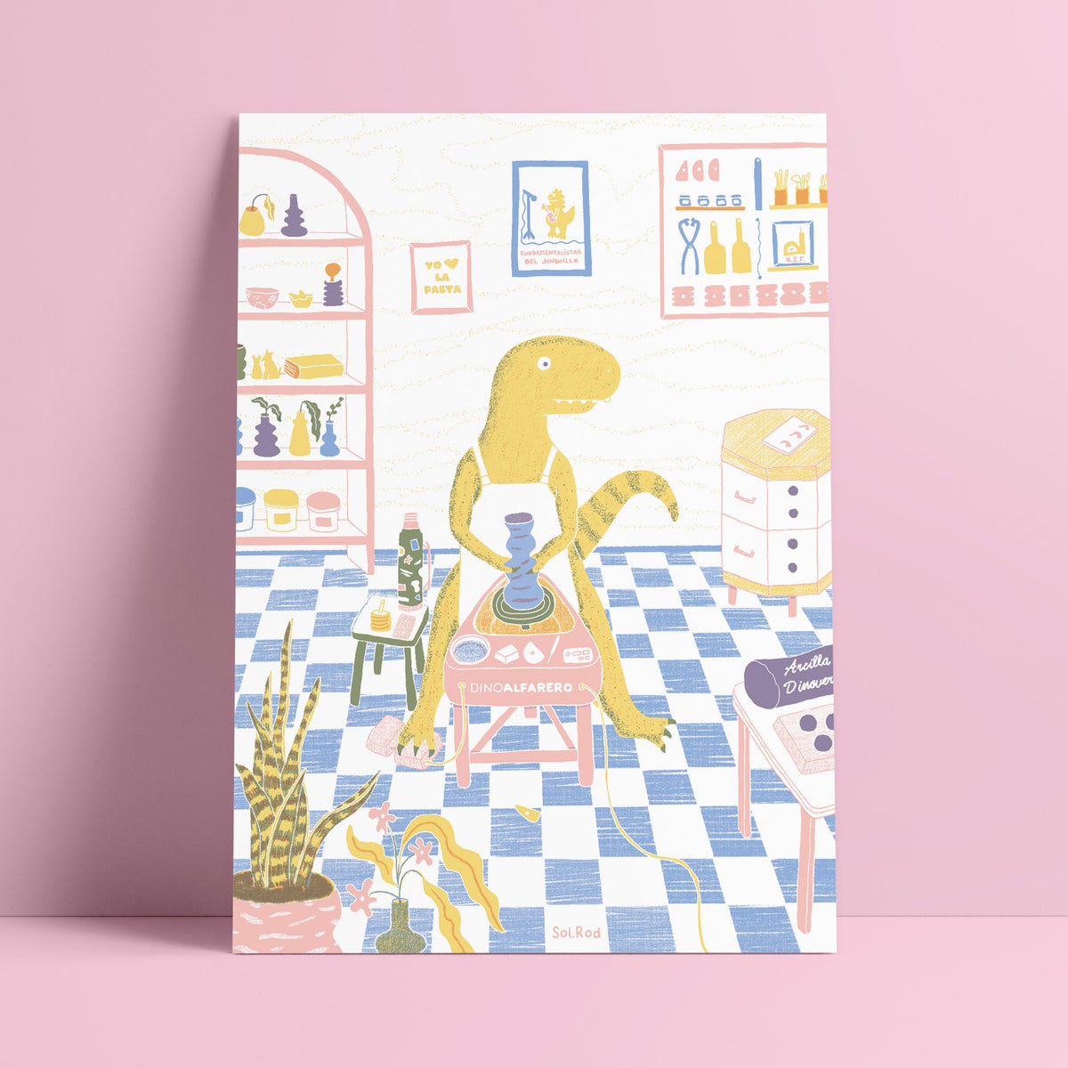 Print 18 "El Dino alfarero"