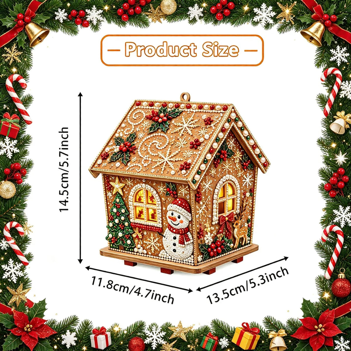 🧩Beginner-Friendly Diamond Painting Assembly-🔥Plymagic DIY Pearl Art - Christmas Collection