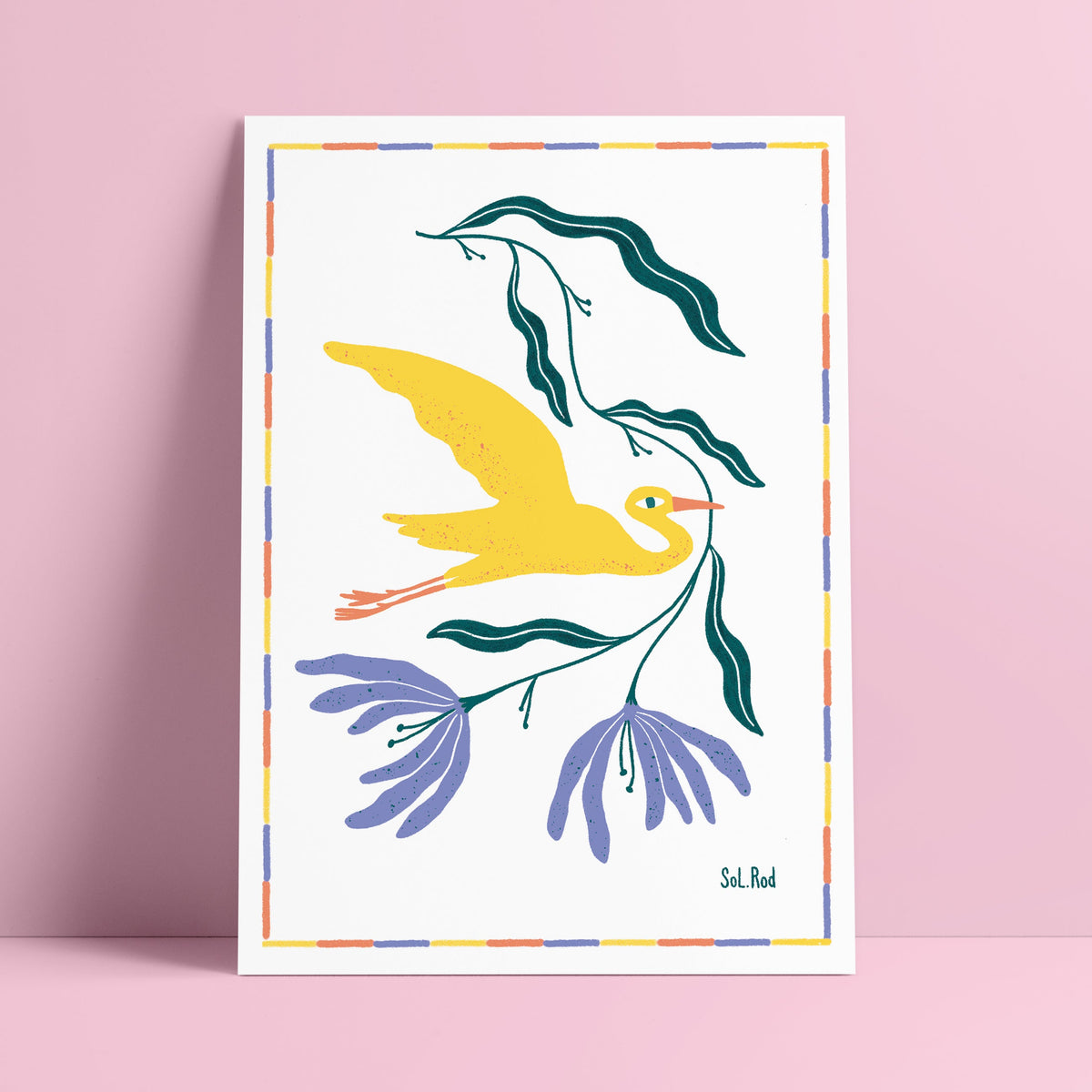 Print 02 "Ave amarilla"