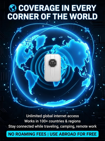 🌍 Global Portable Wi-Fi – No Contract, No Hidden Fees
