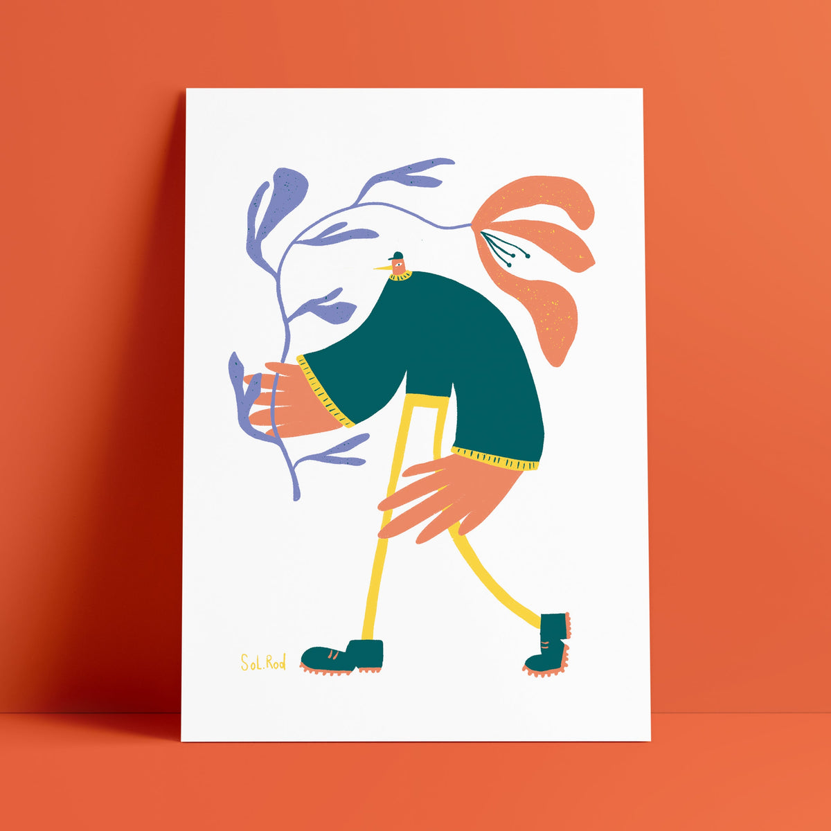 Print 04 "Buenos días"