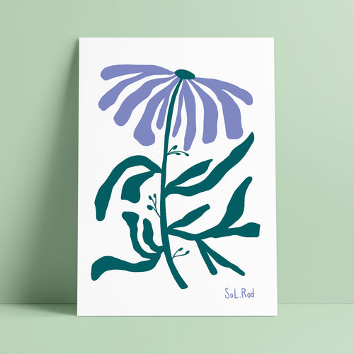 Print 08 "Flor celeste"