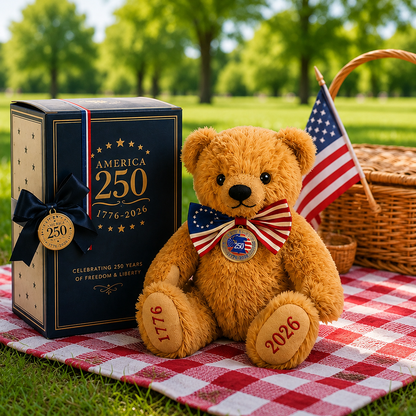 🔥Flash Sale 60% OFF-America 250 Commemorative Teddy Bear