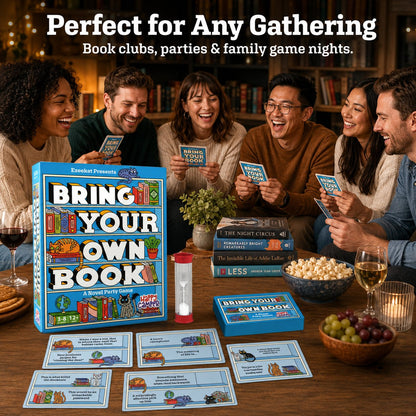🔥Last Day 49% OFF - 📚🐱Bring Your Own Book: A Novel Party Game