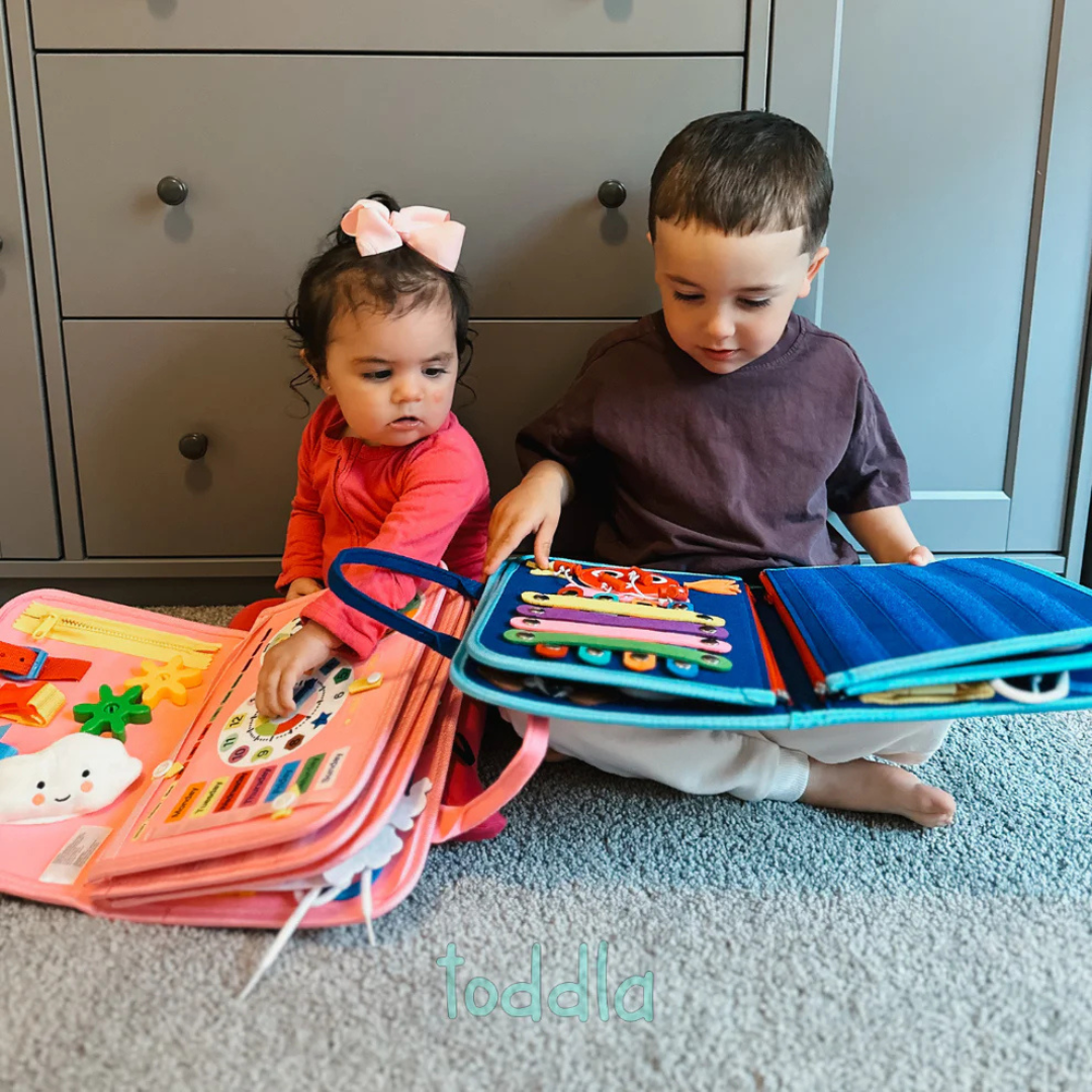Handmade Felt Sensory Book 📘✨: 8 Pages, 30+ Activities, Suitable from 6 Months — Little Stories Kids 👶🧠