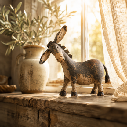 🔥Today 50% OFF🎁Rustic Donkey Figurine for Farmhouse Decor
