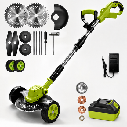 🌿Limited-time 50% OFF ⚡3-in-1 Cordless Lawn Mower – Lightweight Grass Trimmer & Edger with 2×21V Batteries🔋