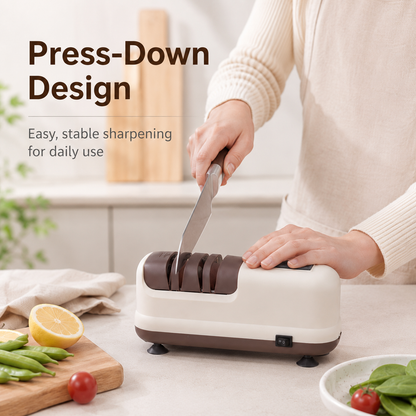 🔪 Electric Knife Sharpener for Razor-Sharp Kitchen Blades in Seconds⚡