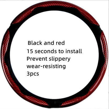 Non-Slip Car Steering Wheel Cover for 15 Inch Wheels
