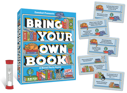🔥Last Day 49% OFF - 📚🐱Bring Your Own Book: A Novel Party Game