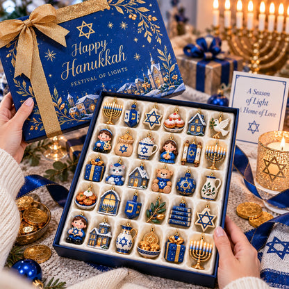 🕎 24 Little Ornament of Hanukkah Magic