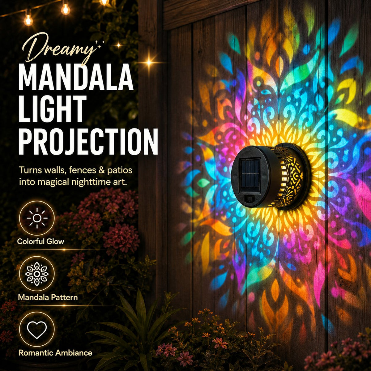 🔥HOT SALE 55% OFF🌙 2026 New Solar Mandala Lights