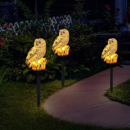 🔥Last Day 50% OFF🦉Brighten your garden path today Solar Owl Pathway Light