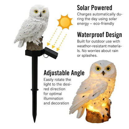 🔥Last Day 50% OFF🦉Brighten your garden path today Solar Owl Pathway Light
