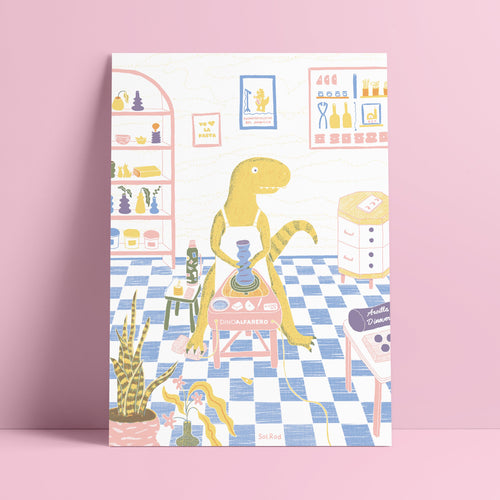 Print 18 "El Dino alfarero"