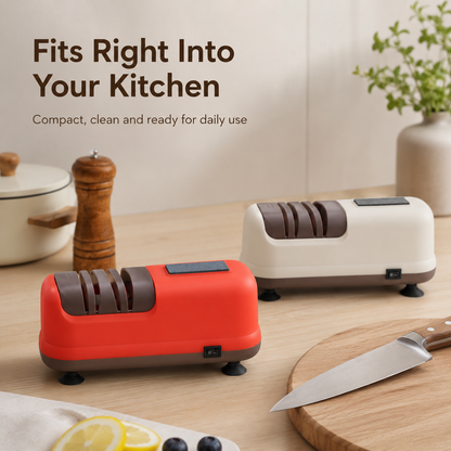 🔪 Electric Knife Sharpener for Razor-Sharp Kitchen Blades in Seconds⚡