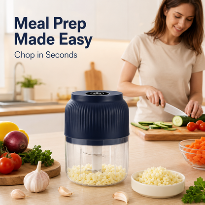 Hot Sale✨ Mini Electric Food Chopper – One-Press Garlic & Veggie Prep 🍳🥕🧄