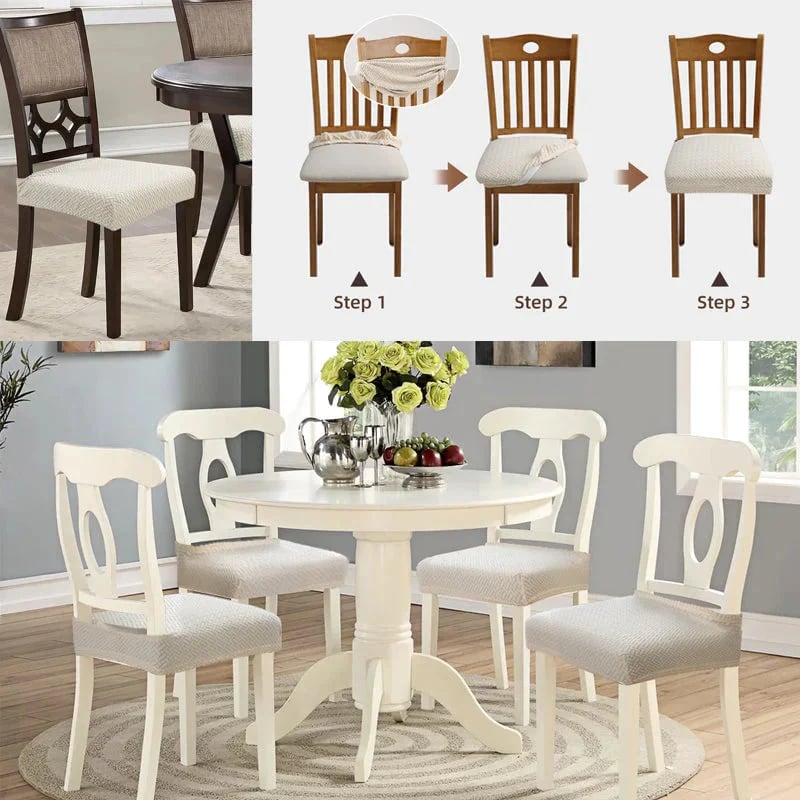 ⛱️🔥 Waterproof Jacquard Chair Covers! Durable, Stylish & Easy-Clean 🪑✨