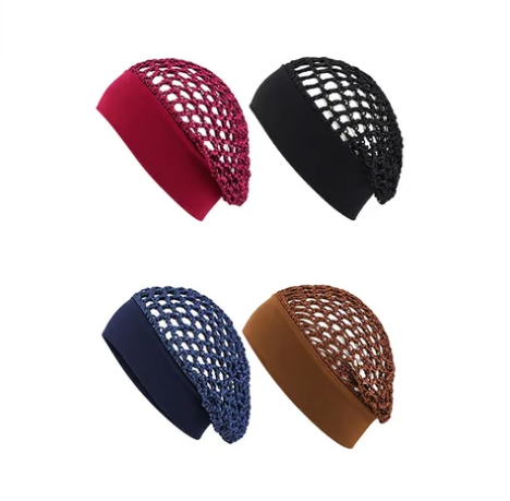 💖Hot 50% OFF🌹🌙 Stretchy Wide-Edge Sleeping Cap Set