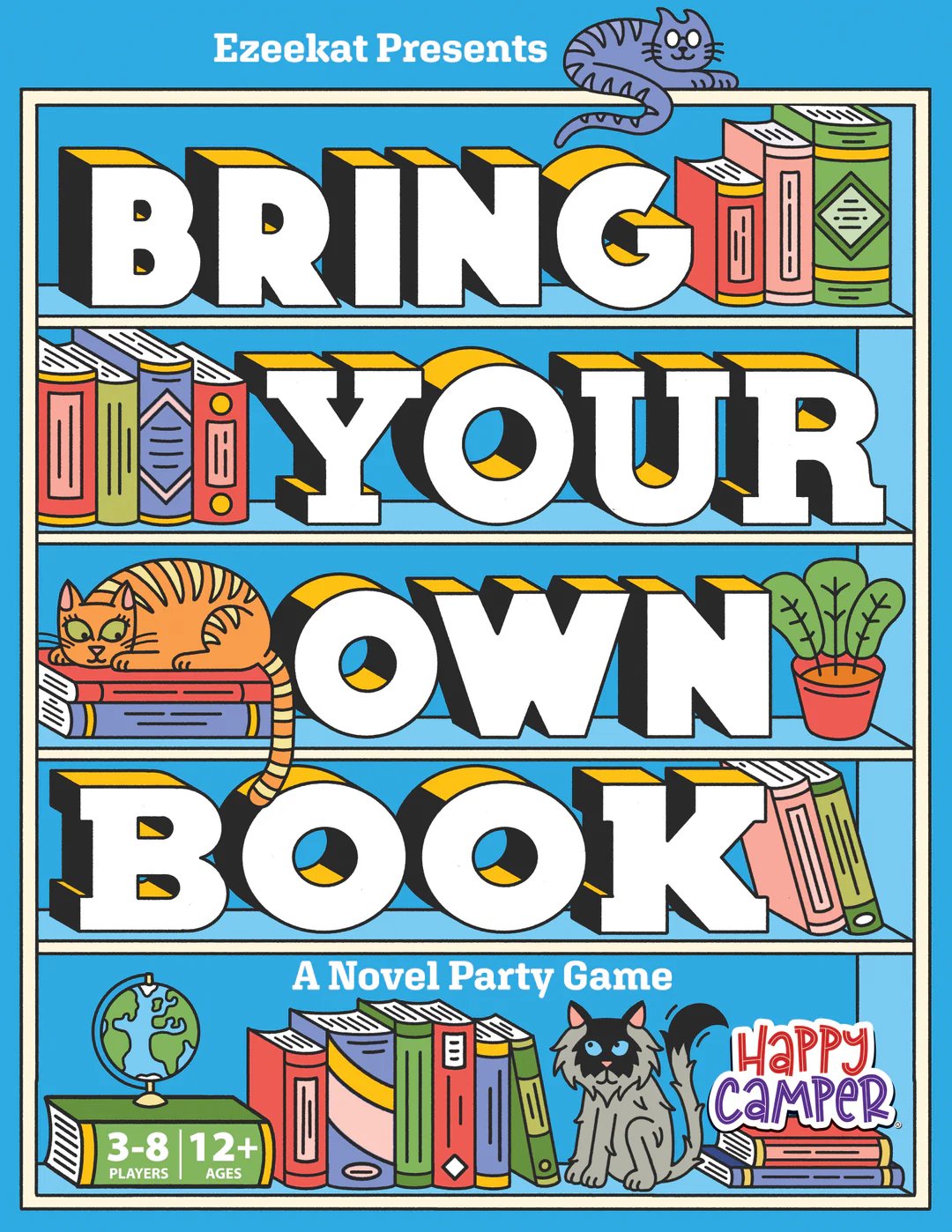 🔥Last Day 49% OFF - 📚🐱Bring Your Own Book: A Novel Party Game