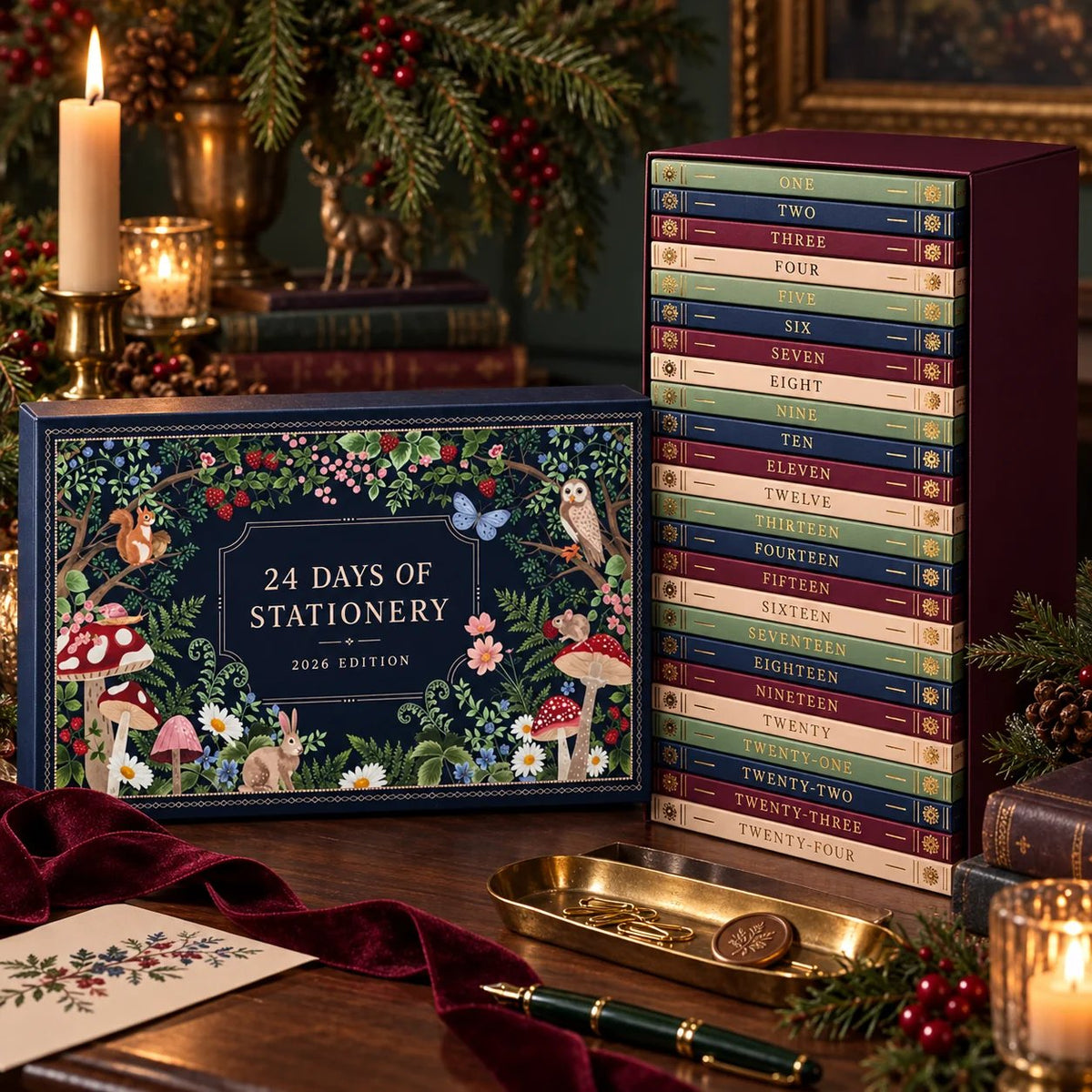 🔥 Last Day 49% OFF🔥2026 Advent Calendar – Christmas Gift Set with Stationery