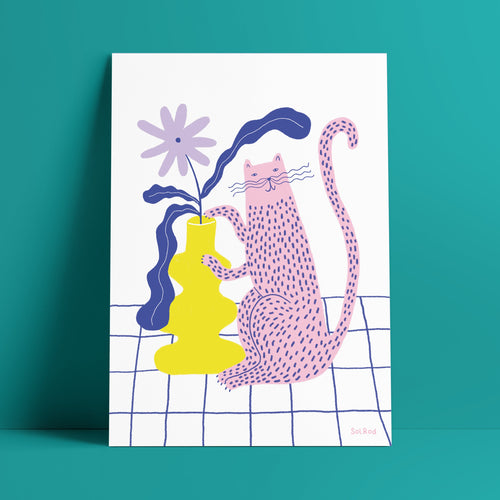 Print 23 "Gato rosa"