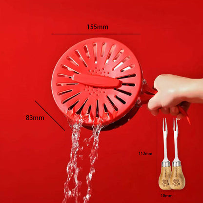 2-in-1 Draining and Preservation Basket: Simplify Washing & Storing
