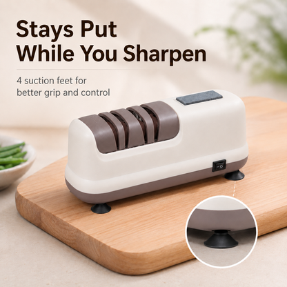 🔪 Electric Knife Sharpener for Razor-Sharp Kitchen Blades in Seconds⚡