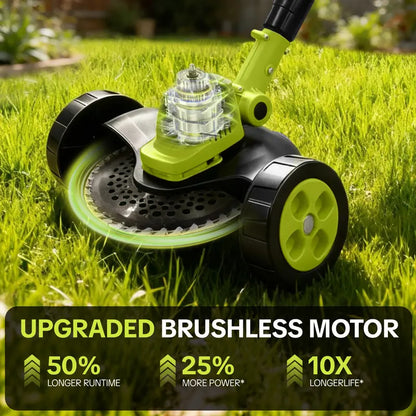 🌿Limited-time 50% OFF ⚡3-in-1 Cordless Lawn Mower – Lightweight Grass Trimmer & Edger with 2×21V Batteries🔋