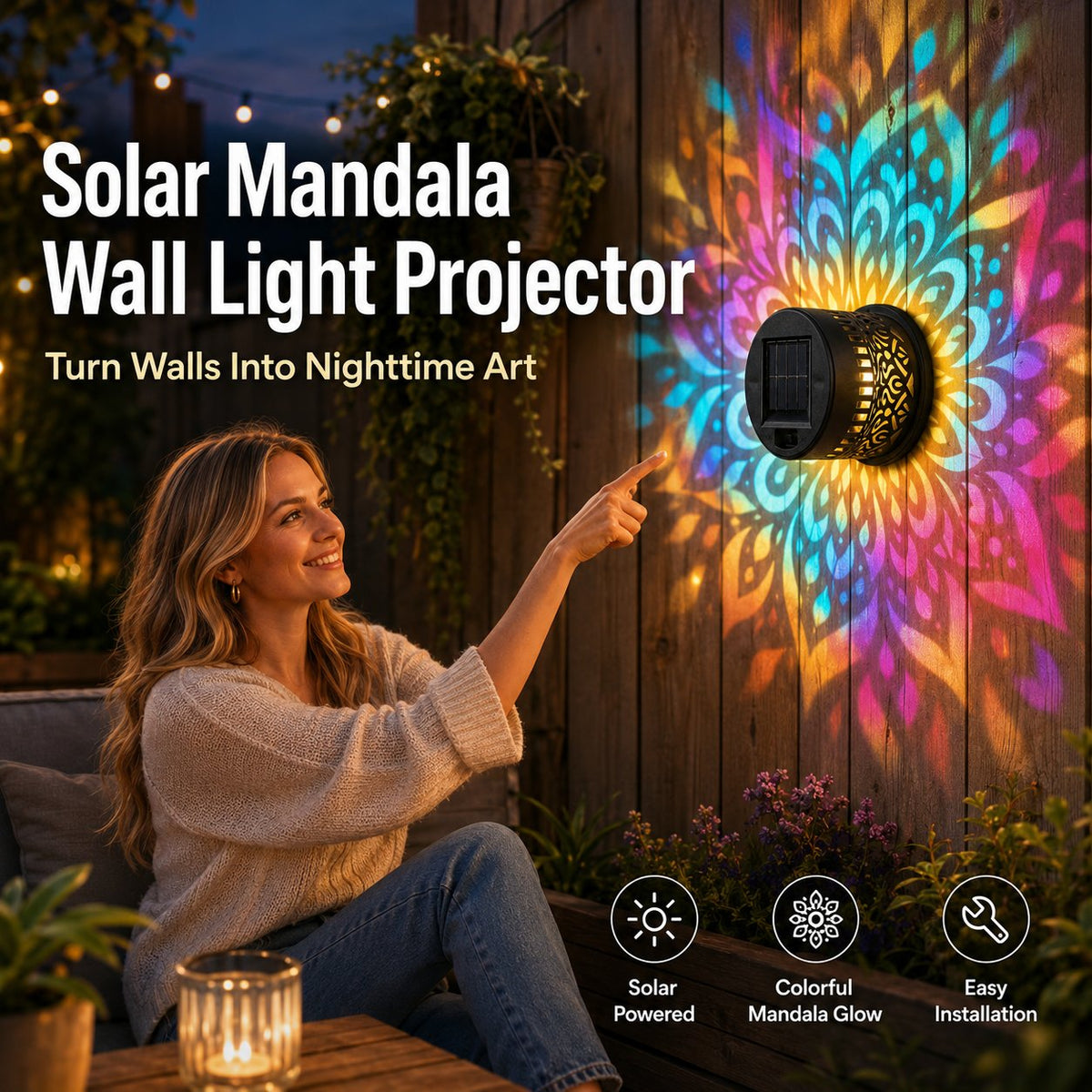 🔥HOT SALE 55% OFF🌙 2026 New Solar Mandala Lights