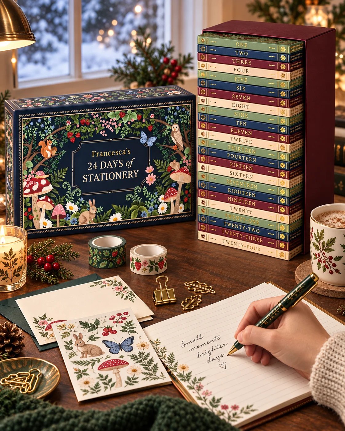 🔥 Last Day 49% OFF🔥2026 Advent Calendar – Christmas Gift Set with Stationery