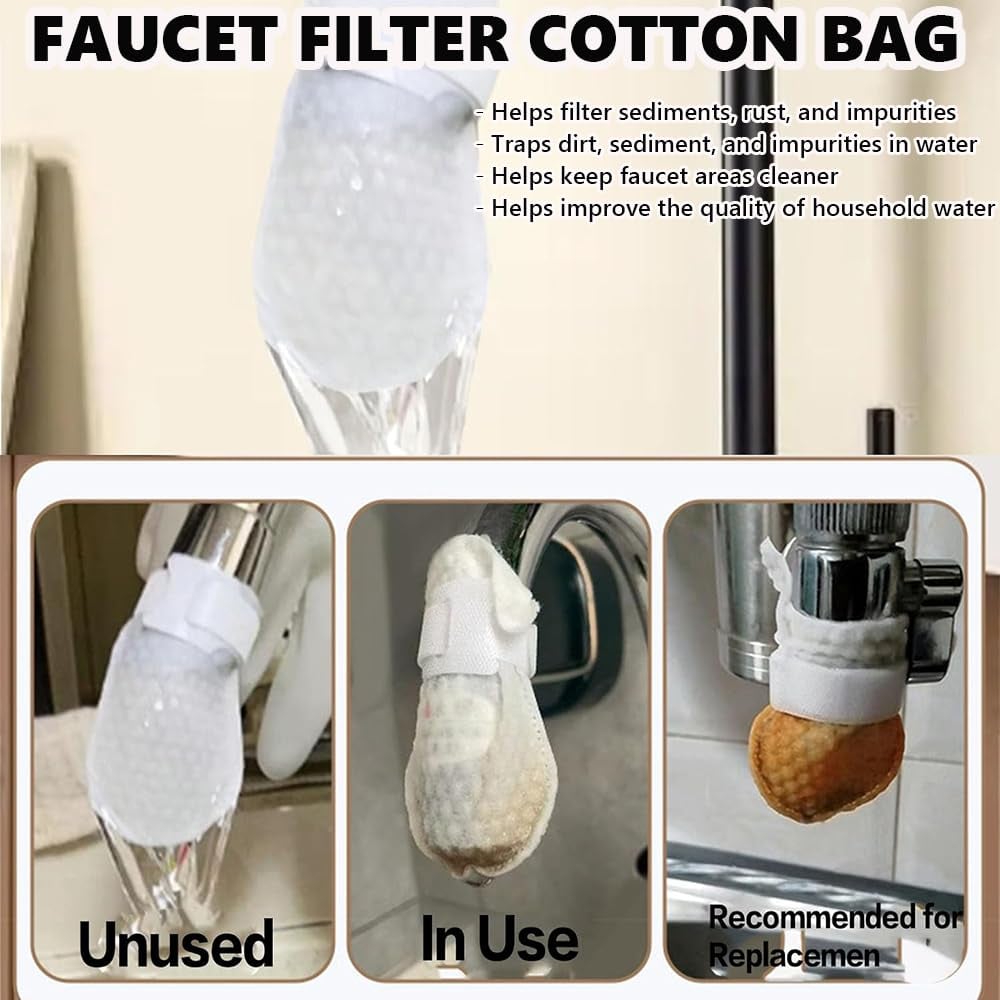 🔥 Last Day: Buy 3 Get 5 Free 🎉🚙Disposable faucet filter bag Protect Your Family from Dirty Tap Water 💧👨‍👩‍👧‍👦