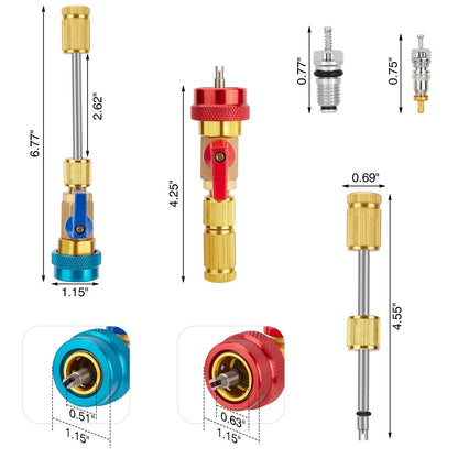 ⭐2026 USA Sale: Up to 50% OFF -🚗Home & Auto AC Valve Core Remover Installer Tool 💨