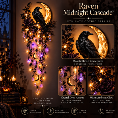 🔥Last Day 49% OFF -✨Elegant Halloween Cascade Wall Light Collection