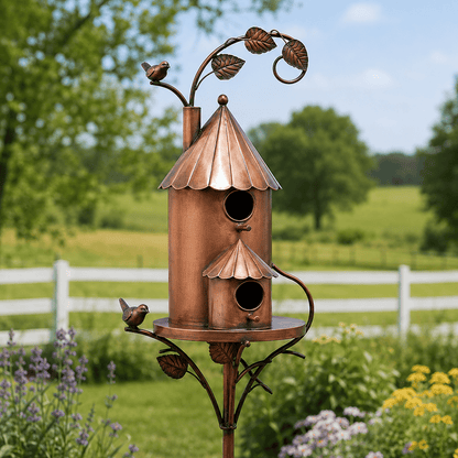 🎉Iron Birdhouse❤🐎 (Handmade by Jordan Vistorao®)✅Easy to assemble ✅Sturdiness ✅Craftsmanship
