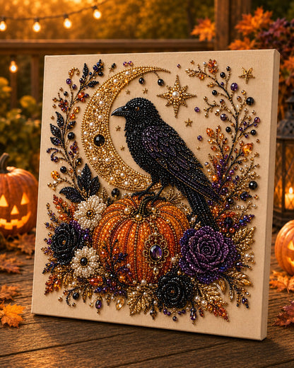 💥HOT SALE 50% OFF👻✨ Halloween Pearl Art DIY Kit – Turn Tiny Pearls into Spooky-Cute Magic