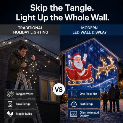 🔥 70% OFF TODAY🏡Smart LED Christmas Lights ✨ Turn Your Tree Into A Magical Light Show