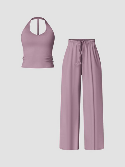 Women's Quick-Dry Halter Sports Set