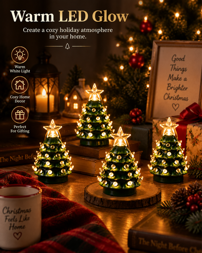 Christmas Mini Nostalgic Tree Ornaments Set (4 Pieces) 🎄