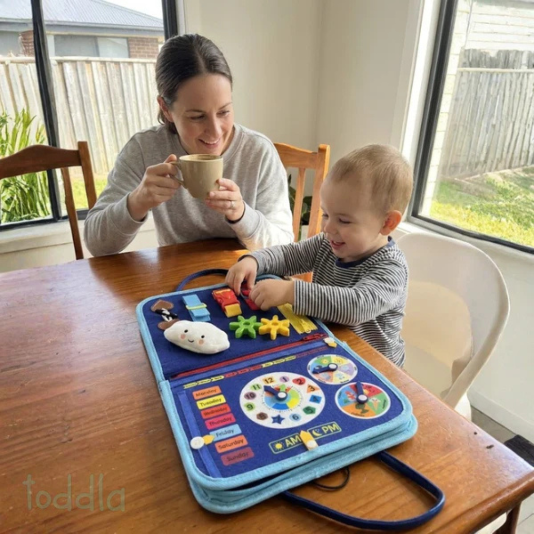 Handmade Felt Sensory Book 📘✨: 8 Pages, 30+ Activities, Suitable from 6 Months — Little Stories Kids 👶🧠