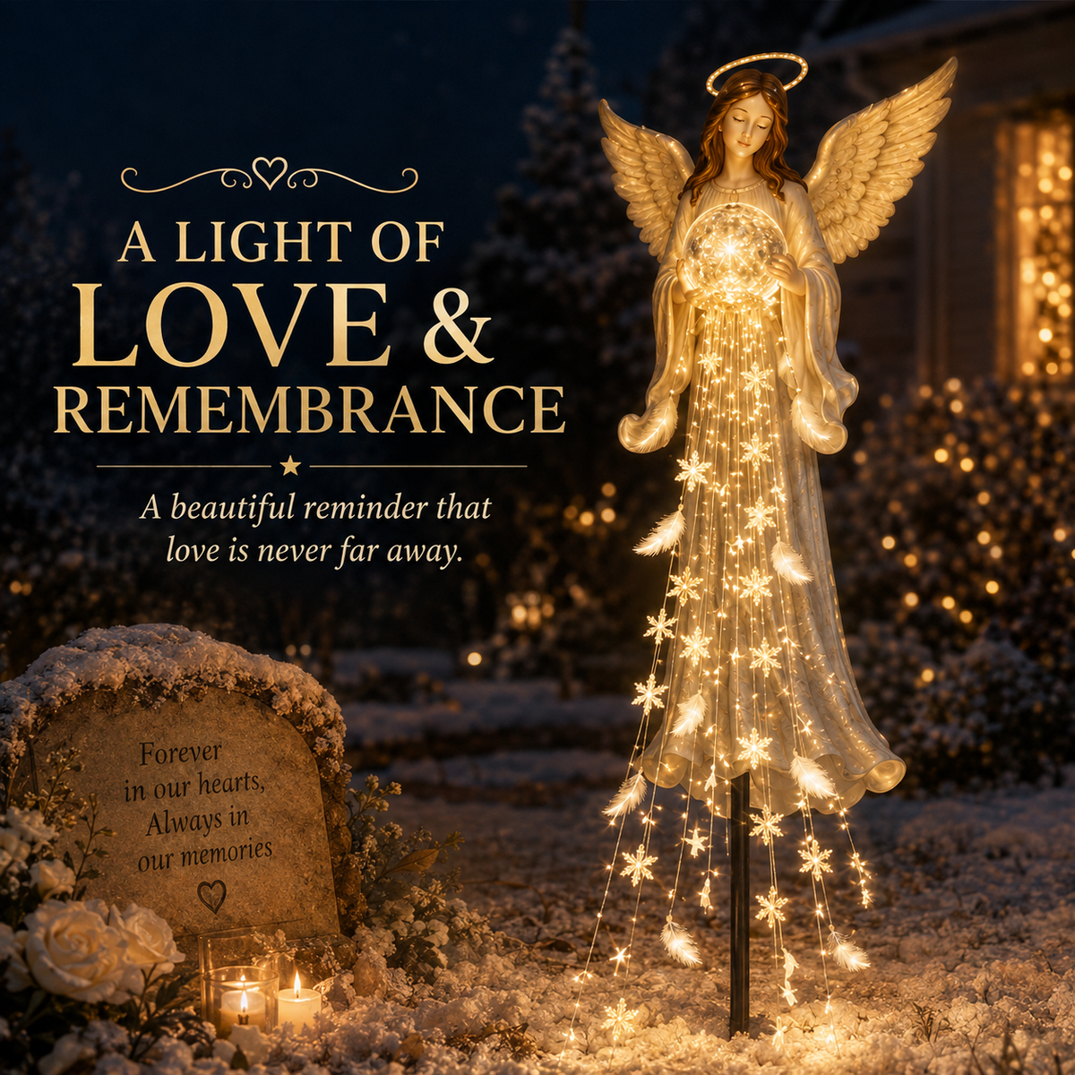🎁Today Only: Get 50% Off ✨ Solar Angel Remembrance Garden Light👼