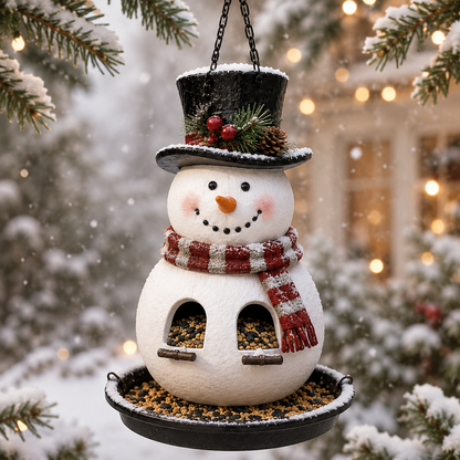 🎄 Christmas Bird Feeder  – Festive Hanging Garden Feeders for Wild Birds