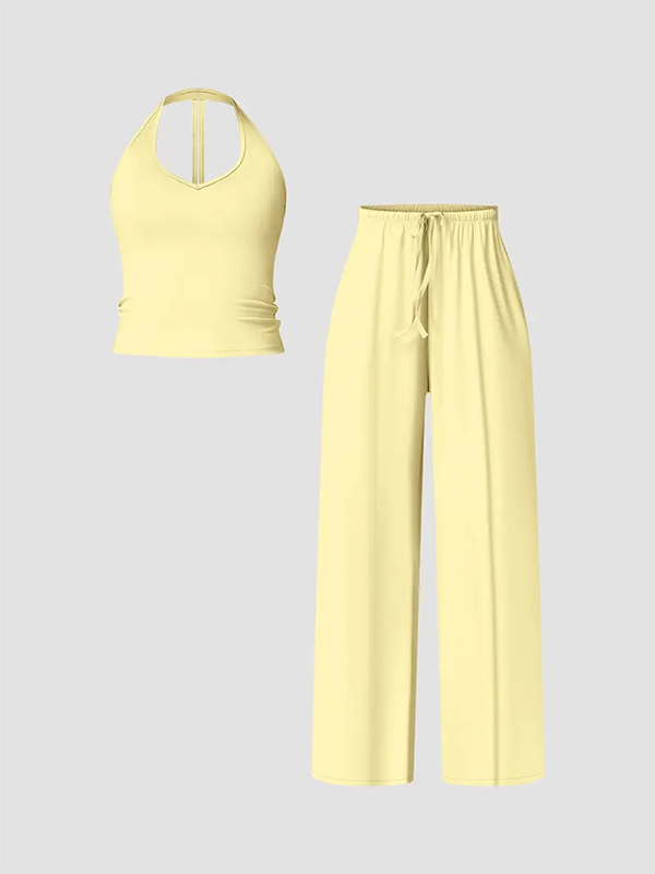 Women's Quick-Dry Halter Sports Set