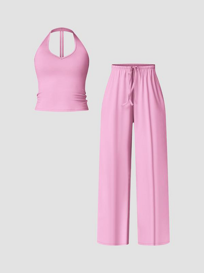 Women's Quick-Dry Halter Sports Set