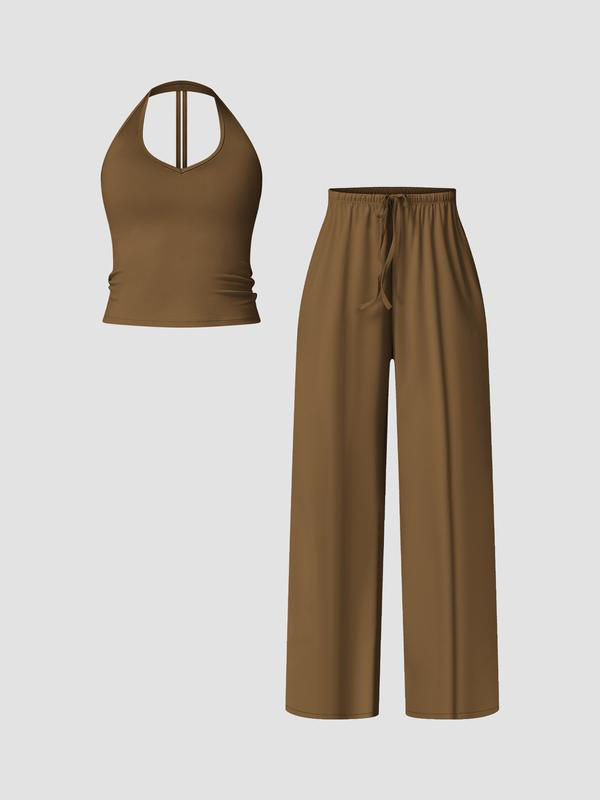 Women's Quick-Dry Halter Sports Set
