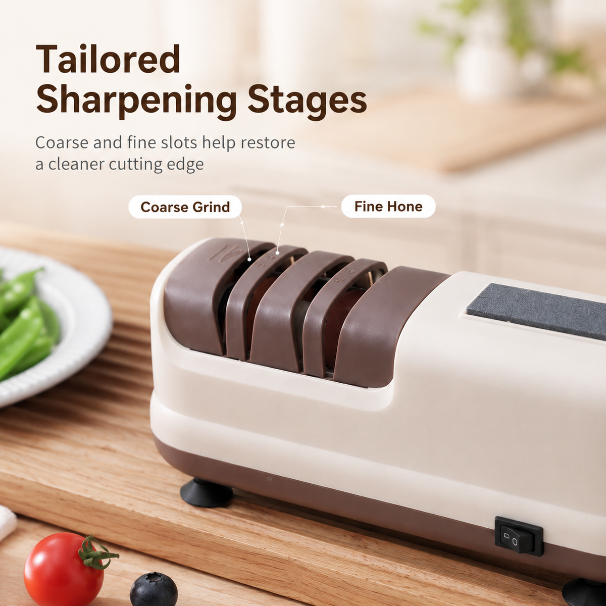 🔪 Electric Knife Sharpener for Razor-Sharp Kitchen Blades in Seconds⚡