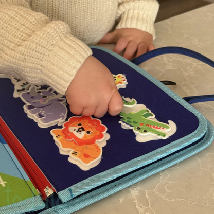 Handmade Felt Sensory Book 📘✨: 8 Pages, 30+ Activities, Suitable from 6 Months — Little Stories Kids 👶🧠