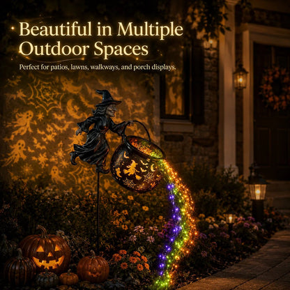 🔥 Last Day 57% OFF ❤️ Halloween Witch Cauldron Garden Light
