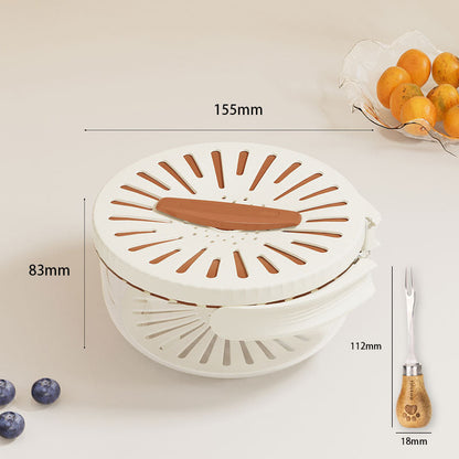 2-in-1 Draining and Preservation Basket: Simplify Washing & Storing